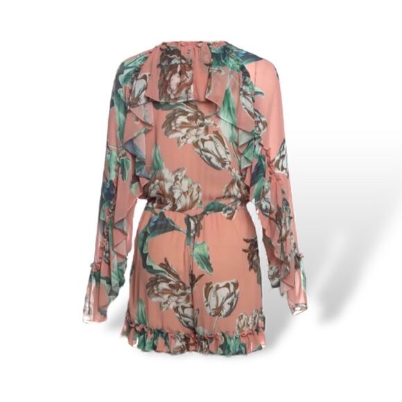 PatBo Floral Print Crew Neck Romper
|Size: XS | FR 34 | US 2 | - Picture 5 of 5